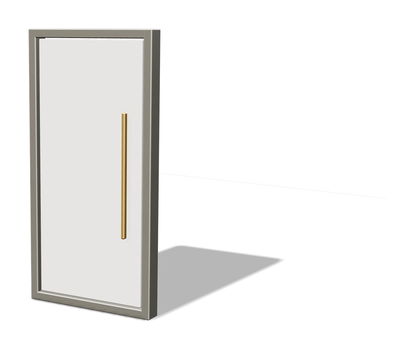 3D render of an entry door
