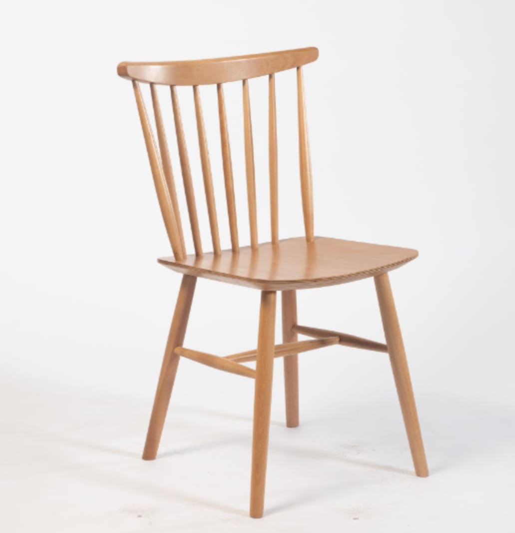 LUXE LIVING Sculptural Fabric Dining Chair with Certified Safety Standards - Image 5