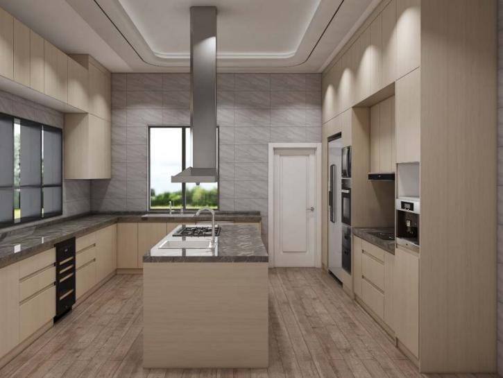 Classic white kitchen remodel with brass accents in Charlotte