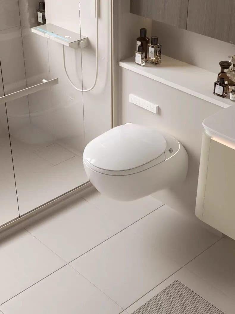 Wallis Smart Toilet – Wall-Mounted Automatic Bidet Toilet with Night Light - Image 2