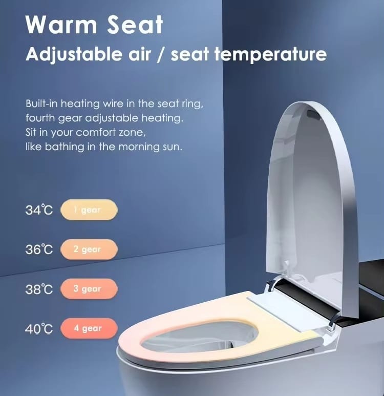 Luxora Smart Toilet – Home Automatic Toilet with Seat Warmer and Night Light - Image 3