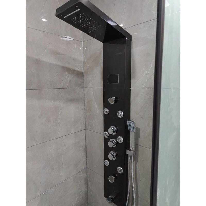AquaScreen Shower Faucet – Wall-Mounted Hotel Thermostatic Digital LED Temperature Shower Panel - Image 7