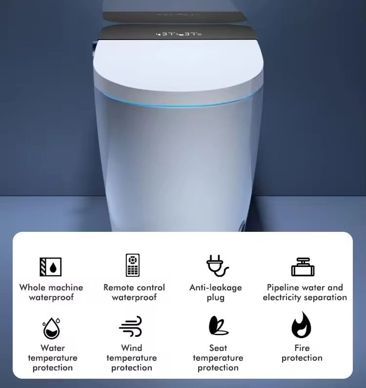Luxora Smart Toilet – Home Automatic Toilet with Seat Warmer and Night Light - Image 6