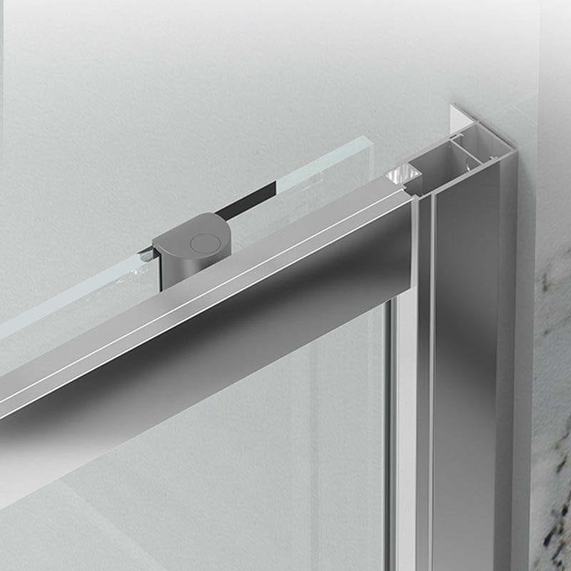 IMPERIAL SQUARE Corner Entry Aluminum Frame Shower Cabin with Sliding Glass Doors - Image 4