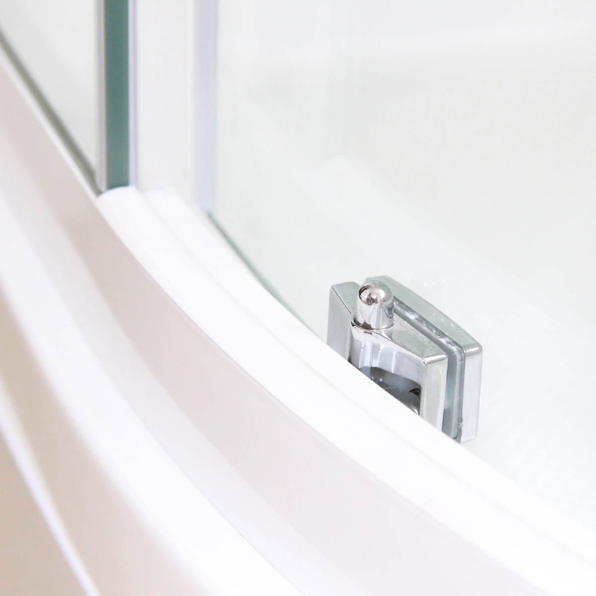 CRYSTALLINE Haven Quadrant Glass Shower Cabin with Tempered Safety Enclosure - Image 5